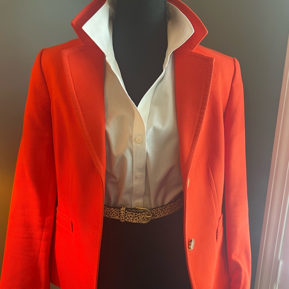 Beautiful Talbots blazer, dark orange